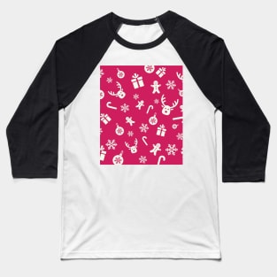 Christmas pattern Baseball T-Shirt